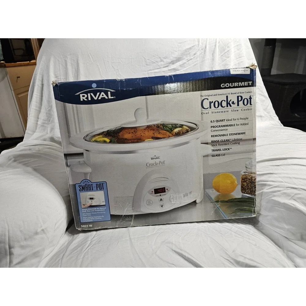 Vintage 2001 RIVAL 6.5QT CROOKPOT - Never Used